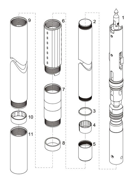 WLH Double Tube Core Barrel